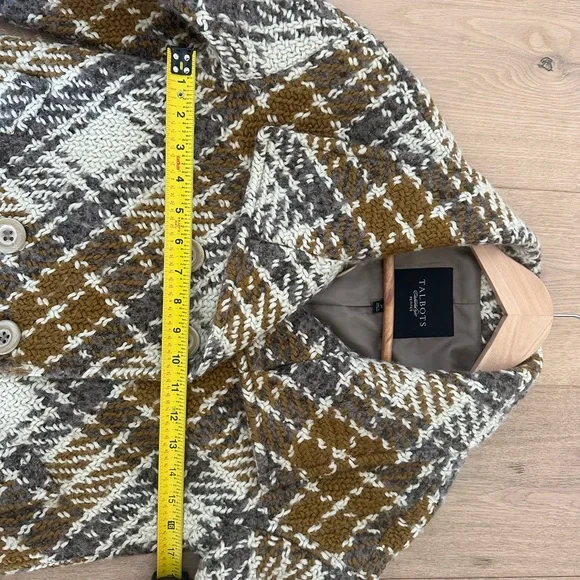 Gorgeous Talbots Plaid Jacket Pristine ! - Picture 7 of 11